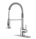 Forious H51000C1 Handle Pull Down Sprayer Coilspring Gooseneck Kitchen Faucet Ob. Fixed Price $59.99.