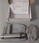 Topcraft (F40704BN) Brushed Nickel Single Hole 1 Handle Faucet. Fixed Price $42.50.