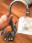 American Standard Cadet Kitchen Faucet 2475F Chrome High Arc Swivel Handles. Fixed Price $45.00.