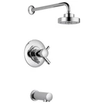 Delta T60475-PC Tub/shower Trim 2GPM Brass Polished Chrome 80PSI Tempassure. Fixed Price $840.76.
