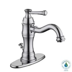 Glacier Bay Warnick Single Handle High Arc Lavatory Faucet Chrome. Fixed Price $44.95.