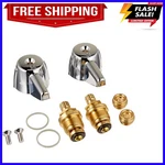 39674E 2-HANDLE Lavatory Faucet Trim Kit For Central Brass With Stems Sea.... Fixed Price $43.99.