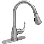 Glacier Bay Mckenna Single-handle Pull-down Sprayer Kitchen Faucet Chrome. Fixed Price $27.00.