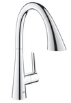 New! Grohe Zedra #30368002 Single-handle Pull-down Kitchen/bar Faucet Chrome,. Fixed Price $335.00.