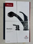 Pfister Shelton Matte Black Finish Pull Out Kitchen Faucet F-WKP-701B. Fixed Price $89.00.
