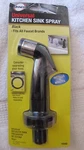 Danco 10345 Black Universal Kitchen Sink Side Head Sprayer. Fixed Price $6.95.