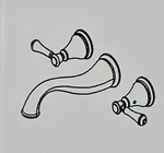 Delta T3597LF-RBWL Cassidy Wall Mounted Bathroom Sink Faucet Venetian Bronze New. Fixed Price $398.00.