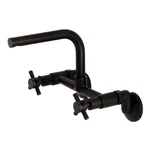 Kingston Brass KS412 Concord 1.8 Gpm Widespread Bridge Kitchen - Black. Fixed Price $276.22.
