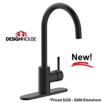 Design House 595678 Eastport Ii Collection Single-handle Kitchen Faucet, Black. Fixed Price $69.95.