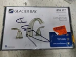 Glacier Bay 816117 Builders 2-HANDLES Deck-mount Roman Tub Faucet Brushed Nickel. Fixed Price $20.00.