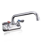 Sepaitek Leak-free Commercial Sink Faucet 4 Spread Center 10 Spout Wall Mount. Fixed Price $100.10.