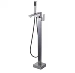 Iviga Single Handle Free Tub Faucet Floor Mount Filler. Fixed Price $53.99.