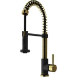 Vigo Edison Single-handle Pull-down Sprayer Kitchen Faucet Matte Gold/black. Fixed Price $184.99.