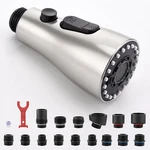J-hva Pull Down Kitchen Faucet Sprayer Head Replacement Part With 15 Adapters, 3. Fixed Price $23.71.