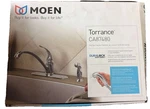 Moen CA87480 Torrance Chrome One-handle Low Arc Kitchen Faucet New. Fixed Price $89.67.