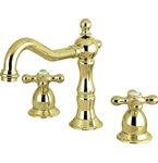 Kingston Brass KS1972AX Heritage 1.2 Gpm Widespread Bathroom - Polished. Fixed Price $125.00.