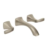 Moen T6906BN Brushed Nickel Two-handle Wall Mount Bathroom Faucet. Fixed Price $537.22.