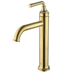 Studio Design Tano Brushed Gold Bathroom Sink Vessel Basin Faucet Champagne Brz. Fixed Price $59.95.