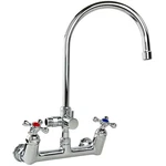 Wall Mount Kitchen Commercial Faucet 8 Inch Center With Spout 2-HANDLE.... Fixed Price $228.59.