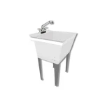 Tehila 22.875 X 23.5 Freestanding Thermoplastic Utility Sink 500355. Fixed Price $201.99.