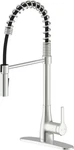 Flow Classic Series Single-handle Pull-down Spring Neck Sprayer Kitchen Faucet. Fixed Price $89.00.