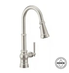 Read! Moen Paterson FS72003SRS Srstainless One-handle Pulldown Kitchen Faucet. Fixed Price $254.15.