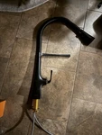 Kohler K-24661-BL Tempered Single Hole Kitchen Faucet Matte Black. Fixed Price $125.00.