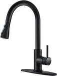 Black Kitchen Faucets With Pull Down Sprayer Sink Out. Fixed Price $62.99.