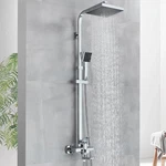 Shower Faucet Set Wall Mounted Bathroom Rainfall Mixer System Towel Swivel Spout. Fixed Price $193.14.