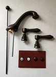 Rohl A1408LMTCB-2 Acqui 1.2 Gpm Widespread Bathroom Faucet, Tuscan Brass. Fixed Price $499.97.
