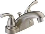 Delta Foundations Bathroom Sink Faucet Brushed Nickel-certified Refurbished. Fixed Price $40.33.
