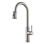 Faucet With Pull Down Sprayer Single Handle High Arc Out Kitchen.... Fixed Price $140.36.