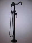 Casainc Classical Freestanding Bathtub Faucet With Hand Shower Matte Black. Fixed Price $142.45.
