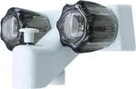 Mobile Home Rv Tub & Shower Faucet With Double Handles, 4" Center, Non-metallic. Fixed Price $32.85.