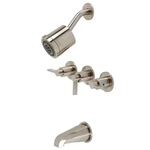 Kingston Brass KBX8138NDL 5-INCH Length Tub Spout Nuvofusion Three Handle. Fixed Price $407.10.