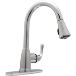 Glacier Bay Market Single-handle Pull-down Sprayer Kitchen Faucet Chrome. Fixed Price $79.99.