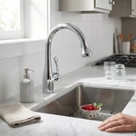 Hansgrohe 04066860 Allegro Single Handle Pulldown Kitchen Faucet 2SPRAY. Fixed Price $1134.26.