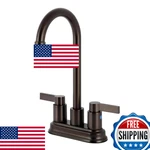 Kingston Brass KB8495NDL Nuvofusion 4" Centerset Bar Faucet Oil Rubbed Bronze. Fixed Price $84.39.