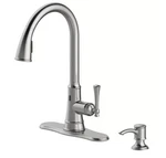 Glacier Bay Hemming Touchless Pull Down Sprayer Kitchen Faucet Stainless-sealed!. Fixed Price $75.00.