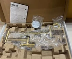 Kohler 35745-2MB Contemporary Wall-mount Pot Filler-brushed Modern Brass Parts. Fixed Price $299.99.