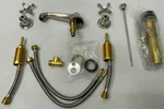 Water Creation Carlson Bathroom Faucet With Drain Polished Nickel F2-0009-05-BX. Fixed Price $82.12.