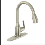 Matco-norca BL-151SS Builder Light One Handle Pull-down Kitchen Faucet Stainless. Fixed Price $82.00.