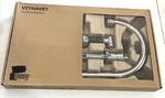 New Ikea Vithavet Chrome Kitchen Faucet/separate Handspray 003.419.28. Fixed Price $71.19.