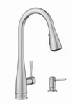 Moen Birchfield Touchless Single-handle Pull-down Kitchen Faucet Stainless. Fixed Price $109.00.