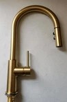 Miseno MNO191LCG Mia 1.8 Gpm Pull Down Kitchen Faucet, Champagne Gold. Fixed Price $179.97.