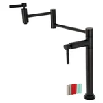 Kingston Brass KS870.DKL Kaiser 3 Gpm 1 Hole Pot Filler - Black. Fixed Price $649.97.