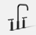 Kohler Purist K-14408-4-BL Watersense In Widespread Matte Black Faucet. Fixed Price $400.00.