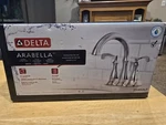 New Delta 25950LF-SS Arabella Bathroom Faucet Stainless Steel. Fixed Price $42.00.
