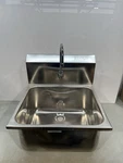 Sani-lav 525L-0.5 Commercial Stainless Sink, 21 X 20 Wall Mount With Faucet. Fixed Price $395.00.