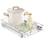 Lovmor Pull Out Cabinet Organizer 14"W X 21"D, Kitchen Shelv.... Fixed Price $69.16.